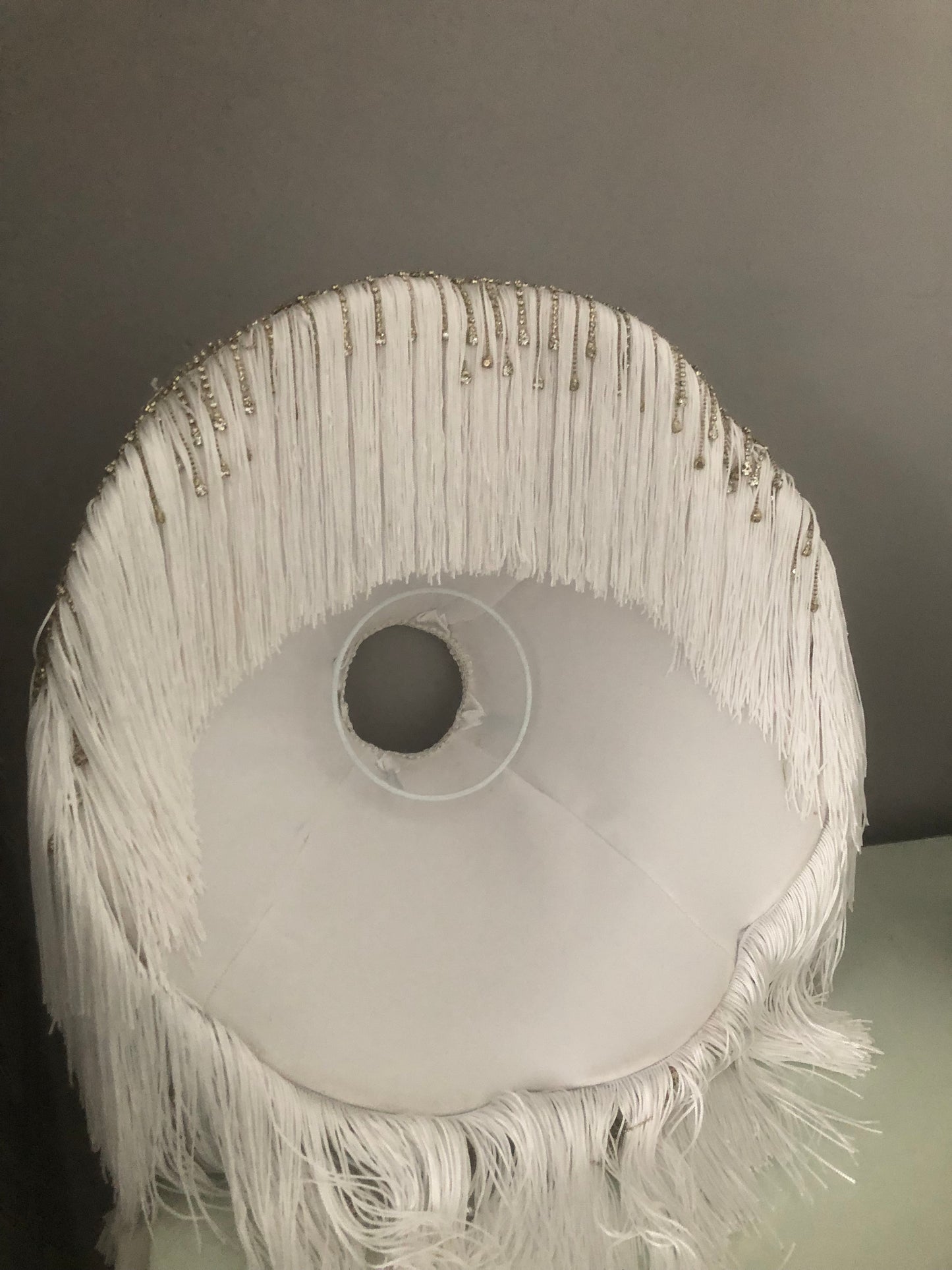 Art Deco Fringed Lampshade: The Whitney