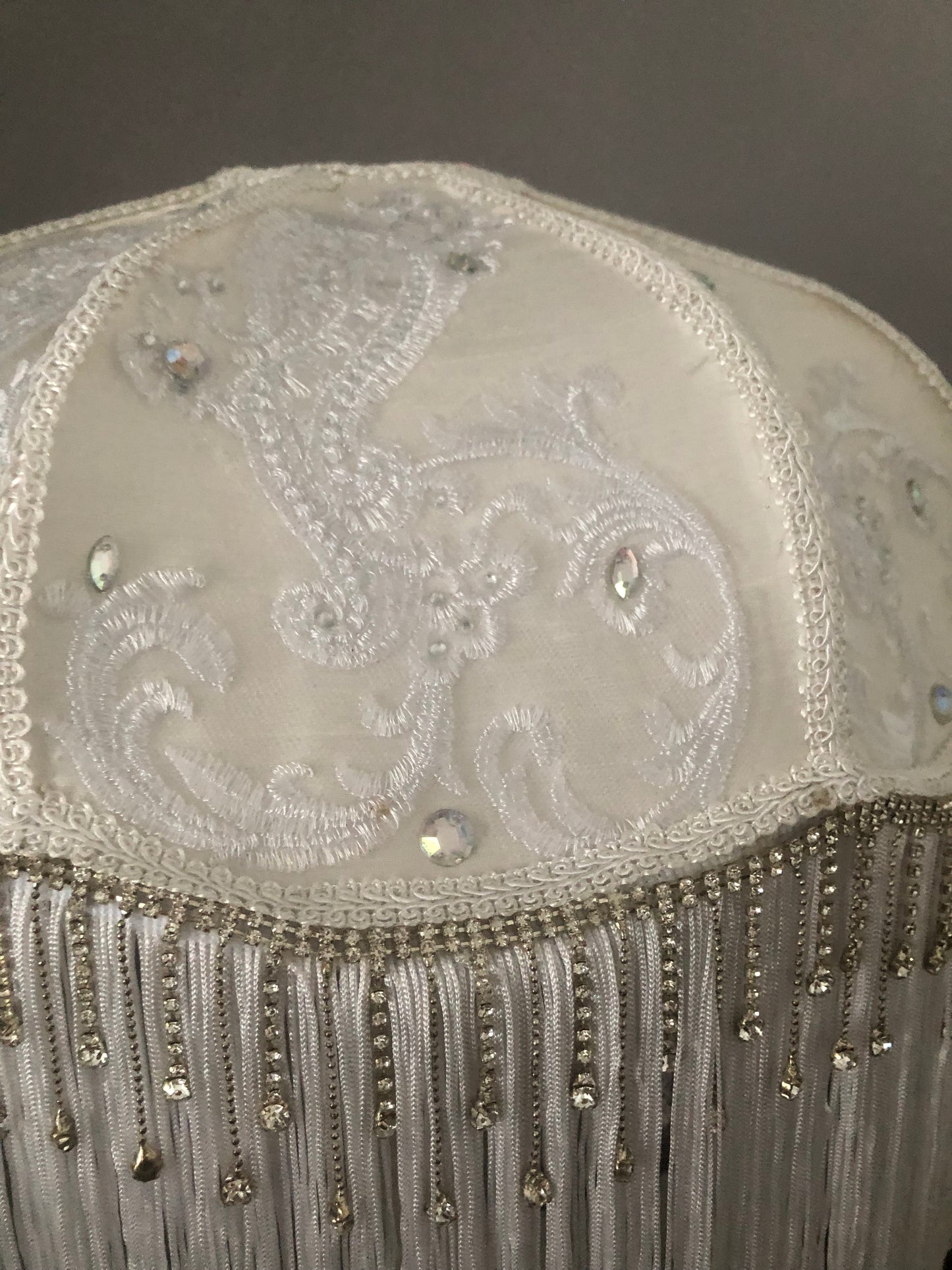 Art Deco Fringed Lampshade: The Whitney