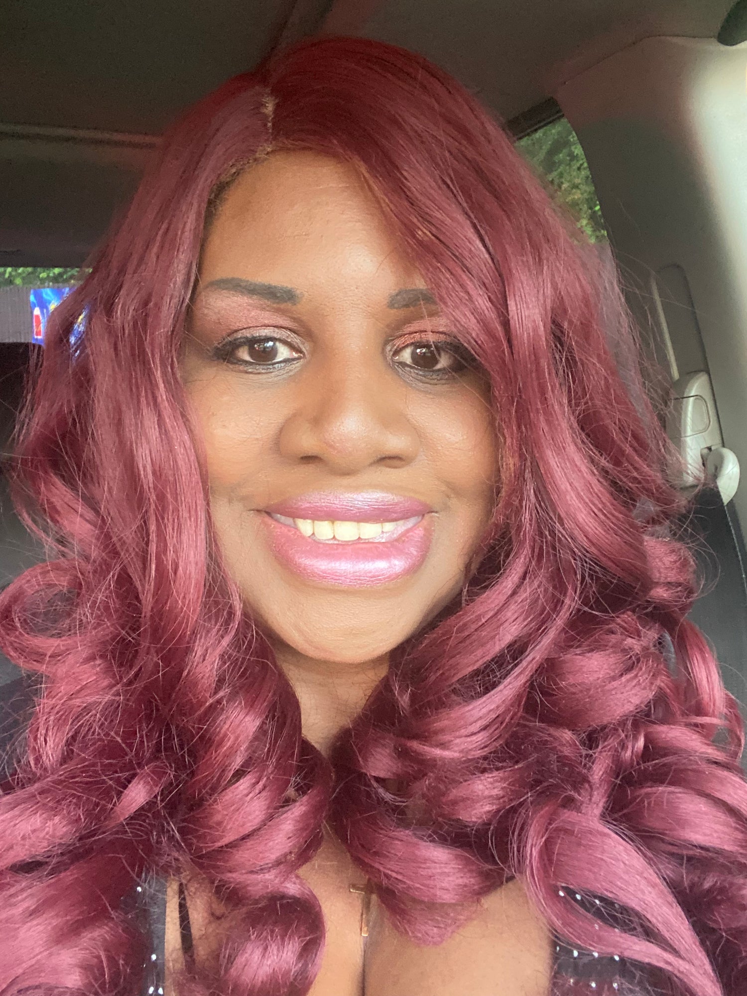 picture- of - a- beautiful- red head dark skinned- woman