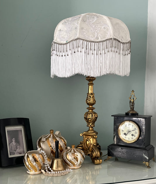 Art Deco Fringed Lampshade: The   Whitney