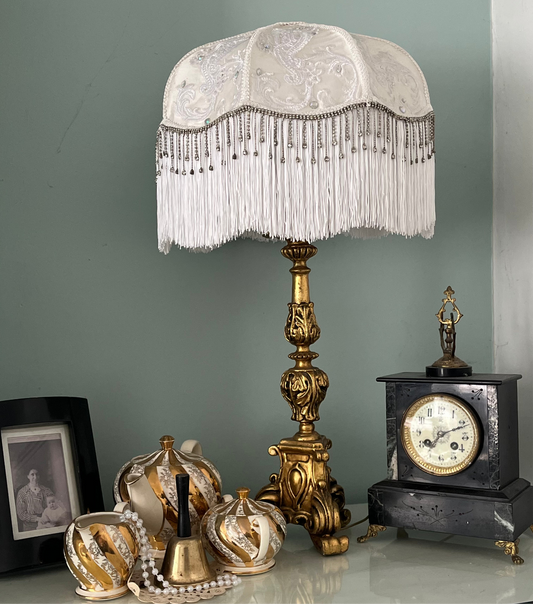 Art Deco Fringed Lampshade: The   Whitney